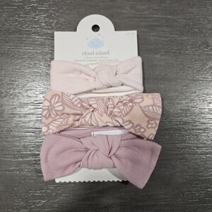 5/$15 NWT Cloud Island Pink Headband Set, Size NB-0M